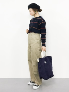 isaさん（レディース・155cm）の冬コーディネート