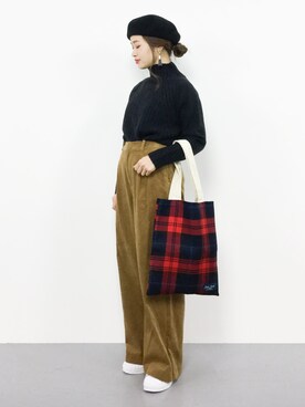 isaさん（レディース・155cm）の冬コーディネート