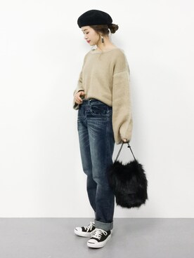 isaさん(レディース・155cm)の冬コーディネート