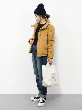 isaさん(レディース・155cm)の冬コーディネート