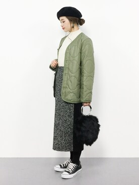 isaさん（レディース・155cm）の冬コーディネート