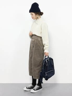 isaさん（レディース・155cm）の冬コーディネート