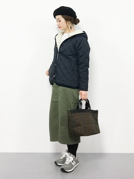 isaさん（レディース・155cm）の冬コーディネート