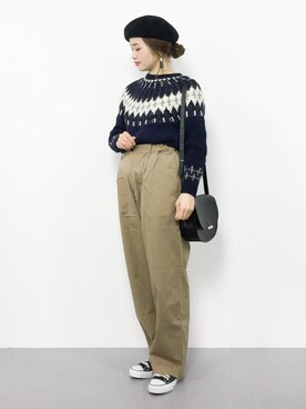 isaさん(レディース・155cm)の冬コーディネート