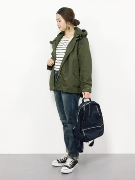 isaさん（レディース・155cm）の冬コーディネート