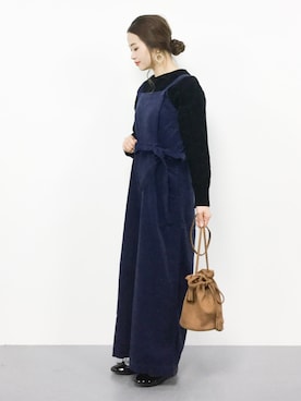 isaさん（レディース・155cm）の冬コーディネート