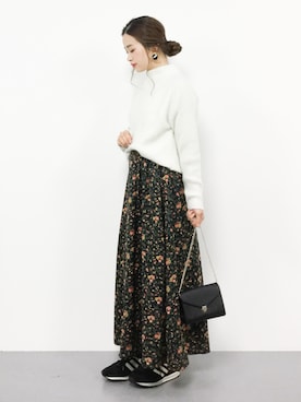 isaさん（レディース・155cm）の冬コーディネート