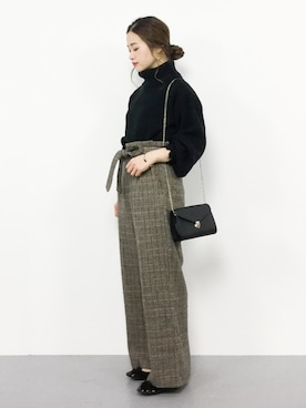 isaさん（レディース・155cm）の冬コーディネート