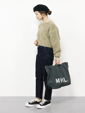 isaさん（レディース・155cm）の冬コーディネート