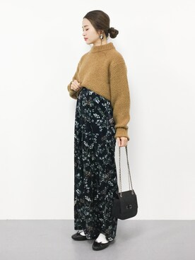 isaさん(レディース・155cm)の冬コーディネート