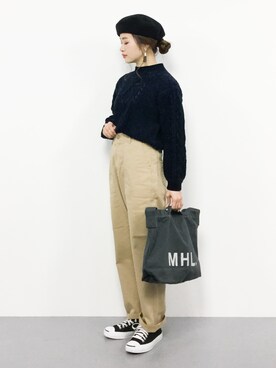 isaさん（レディース・155cm）の冬コーディネート