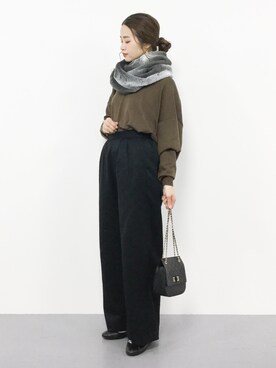 isaさん（レディース・155cm）の冬コーディネート