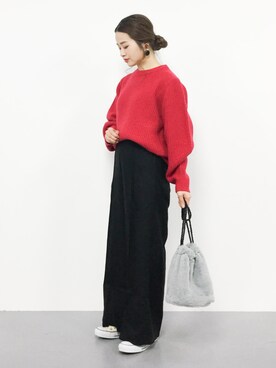 isaさん(レディース・155cm)の冬コーディネート