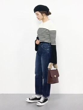 isaさん（レディース・155cm）の冬コーディネート