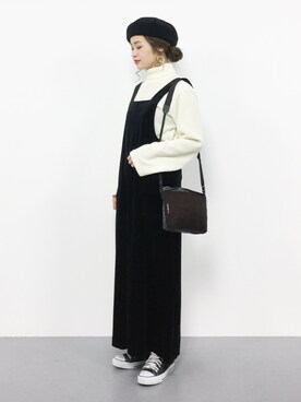 isaさん（レディース・155cm）の冬コーディネート