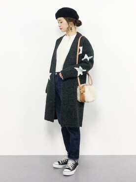 isaさん(レディース・155cm)の冬コーディネート