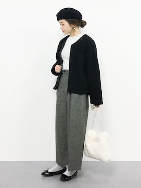 isaさん（レディース・155cm）の冬コーディネート