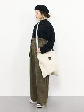 isaさん(レディース・155cm)の冬コーディネート