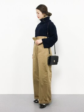 isaさん(レディース・155cm)の冬コーディネート