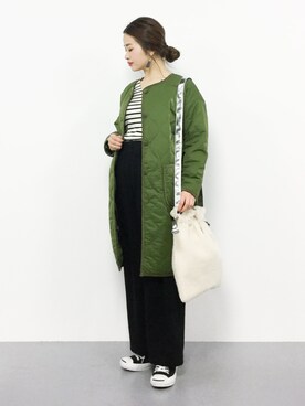 isaさん（レディース・155cm）の冬コーディネート