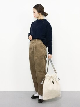 isaさん（レディース・155cm）の冬コーディネート