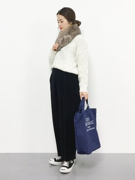 isaさん（レディース・155cm）の冬コーディネート