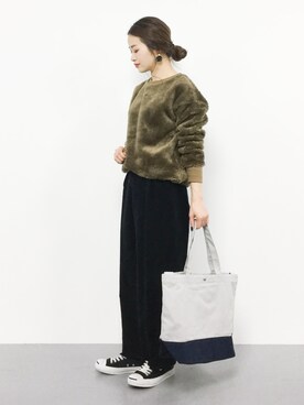 isaさん（レディース・155cm）の冬コーディネート