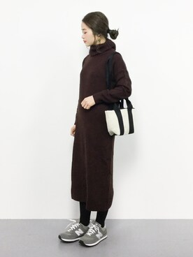 isaさん(レディース・155cm)の冬コーディネート