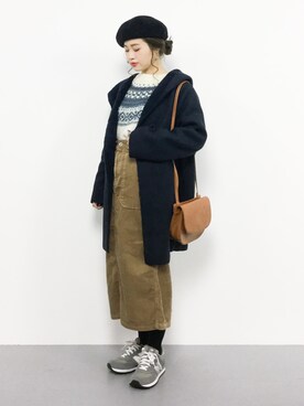 isaさん(レディース・155cm)の冬コーディネート
