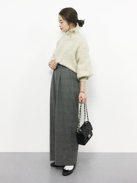 isaさん(レディース・155cm)の冬コーディネート