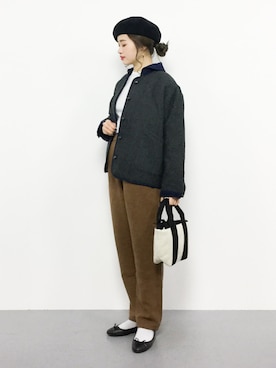 isaさん(レディース・155cm)の冬コーディネート