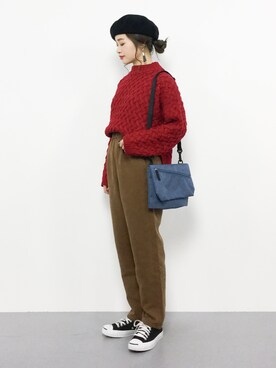 isaさん(レディース・155cm)の冬コーディネート