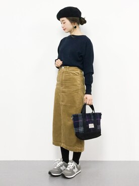 isaさん(レディース・155cm)の冬コーディネート