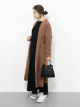 isaさん（レディース・155cm）の冬コーディネート