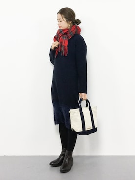 isaさん(レディース・155cm)の冬コーディネート