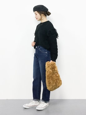 isaさん(レディース・155cm)の冬コーディネート