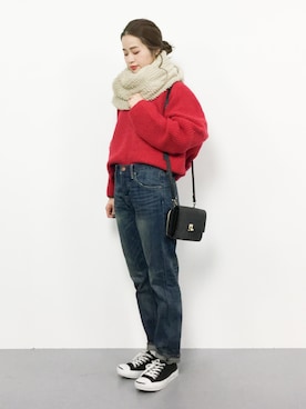 isaさん(レディース・155cm)の冬コーディネート