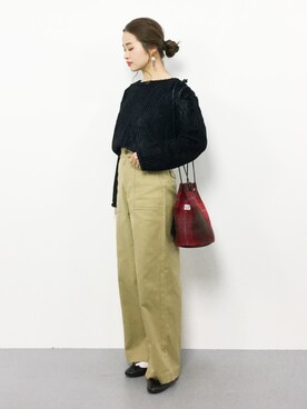 isaさん（レディース・155cm）の冬コーディネート