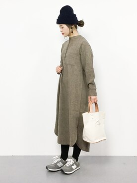 isaさん(レディース・155cm)の冬コーディネート