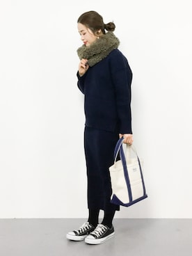 isaさん（レディース・155cm）の冬コーディネート