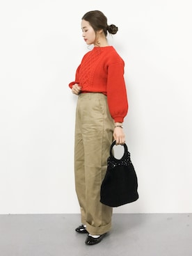 isaさん（レディース・155cm）の冬コーディネート