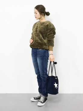 isaさん（レディース・155cm）の冬コーディネート