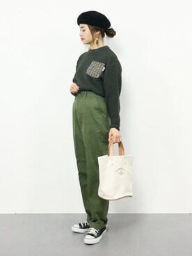 isaさん(レディース・155cm)の冬コーディネート