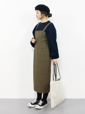 isaさん(レディース・155cm)の冬コーディネート