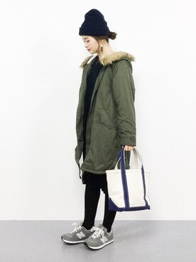 isaさん(レディース・155cm)の冬コーディネート