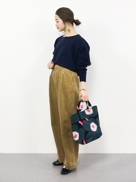 isaさん（レディース・155cm）の冬コーディネート