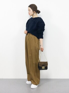 isaさん（レディース・155cm）の冬コーディネート