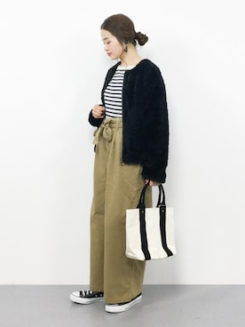 isaさん(レディース・155cm)の冬コーディネート