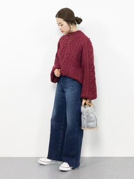 isaさん(レディース・155cm)の冬コーディネート