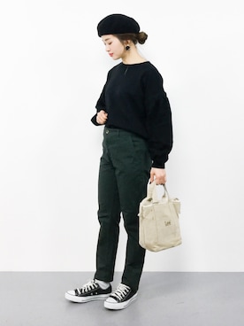 isaさん（レディース・155cm）の冬コーディネート